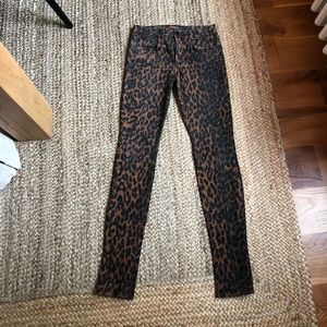 Joe’s leopard Jeans - sz 26